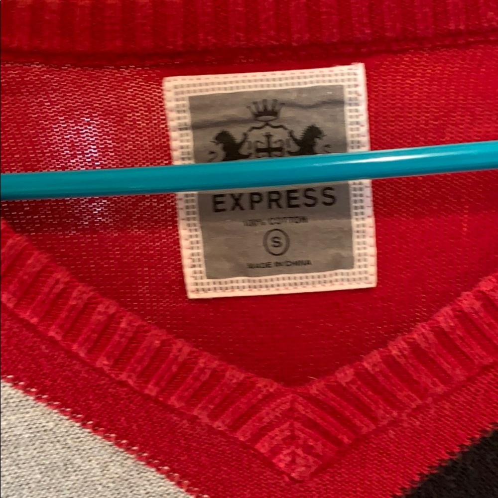 Express men’s small 100% cotton v-neck sweater